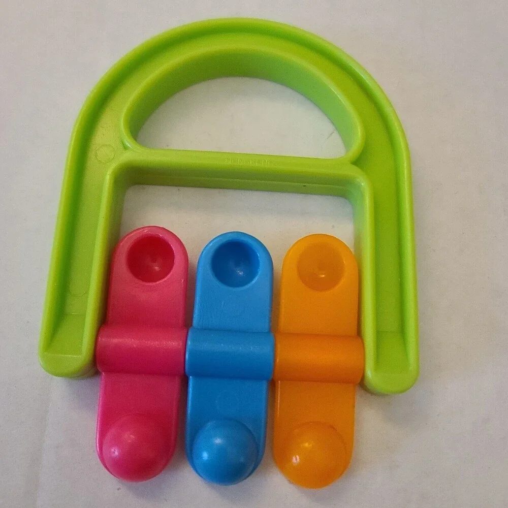 Fisher Price Baby Teethers Rattle Lovey Monkey Lion Keys Lot of 6